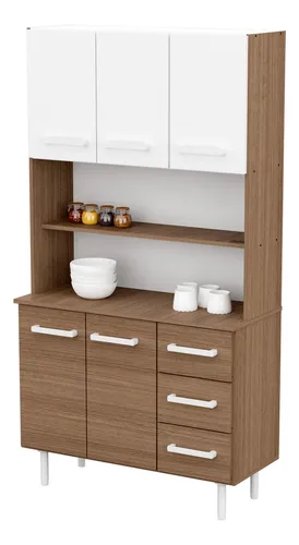 Mueble Aparador Para Cocina Triplo Kit Blanco Mosconi
