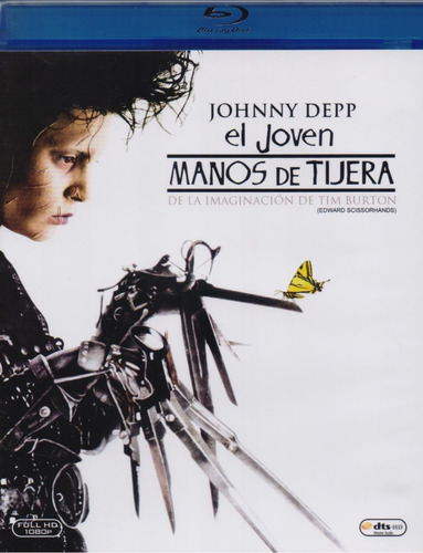 El Joven Manos De Tijera 1990 Johnny Depp Pelicula Blu-ray