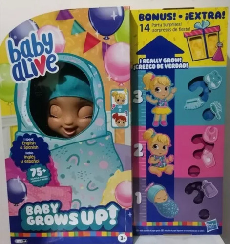 Baby Alive Baby Grows Up Crece De Verdad