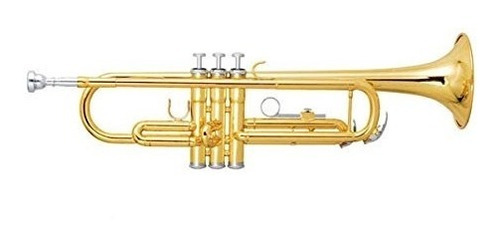 Trompeta Jinbao Dorada Jbtr-300l Sib C/ Estuche Duro