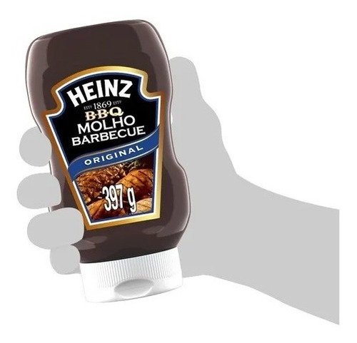Imagem 2 de 3 de Molho Barbecue Heinz Original 397g
