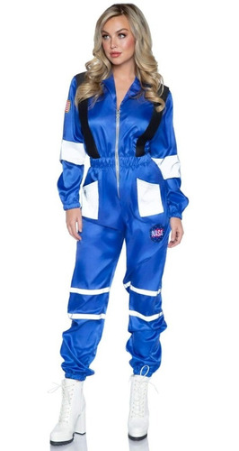 Disfraz De Astronauta Con Detalles Reflejantes Para Adulto