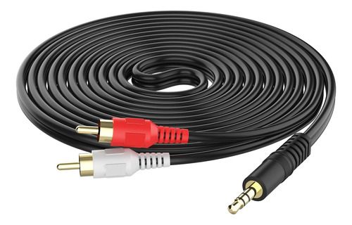 Cable Rca Adaptador Audio Estereo 2rca Coaxial Aux Para
