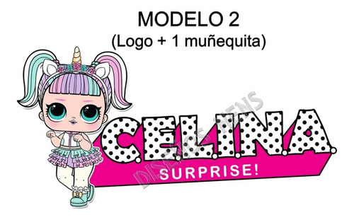 Lol Surprise Logo Personalizado Digital Imprimible Muñeca | MercadoLibre