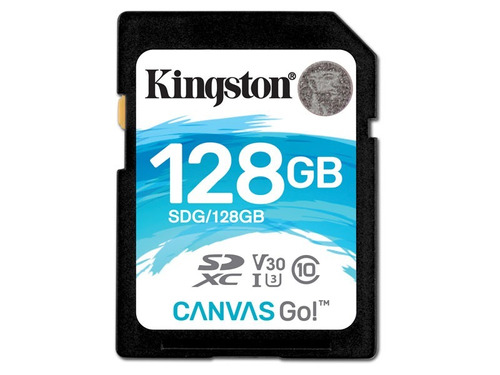 Cartão Sd Kingston 128gb Canvas Go Sdxc Classe 10 Original