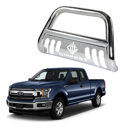 Burrera Protector Bar Ford Lobo F150 2018 - 2020 Cromada