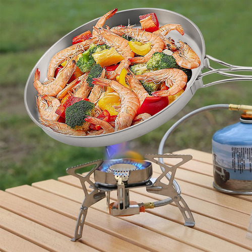 Pava Camping Acero Inoxidable 1 Litro Portatil Montaña Pesca
