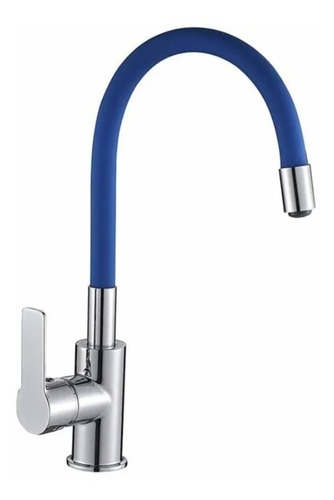 Llave Monomando Lavaplatos Fas Fantasy Neck Blue Mcpr-110