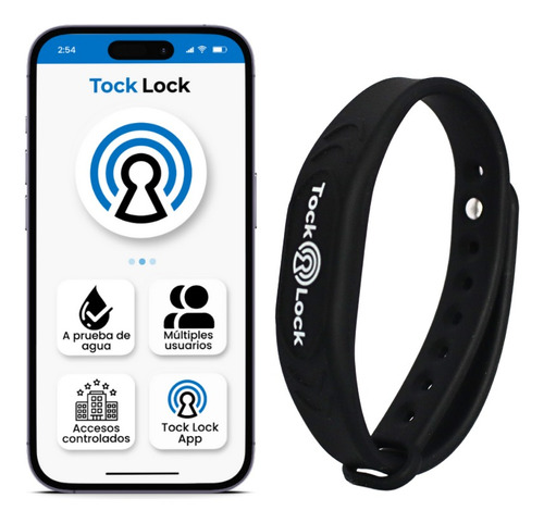 Pulsera Rfid Para Control De Acceso Tock Lock (pack 5)