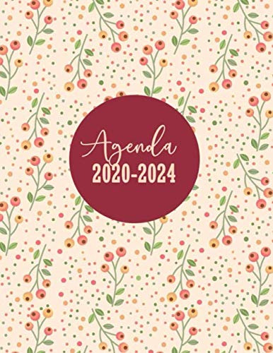 Agenda 2020-2024: Calendario 60 Meses | Planificador Semanal