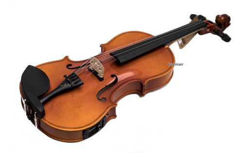 Imagen 8 de 10 de Violín Electroacústico Distele 4/4 Con Estuche Todo Incluido