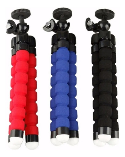 Mini Tripé Suporte Para Celular Selfie Câmera Universal Cor Preto