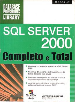 Livro Sql Server 2000 Completo E Total - Shapiro, Jeffrey [0000]
