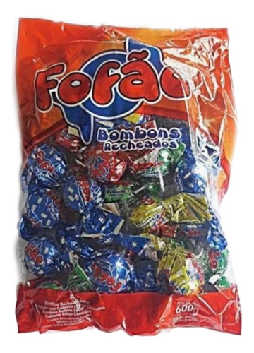 Bombom Fofão Pacote Com 40 Unidades 600g Chocolate