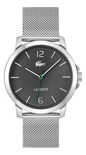 Relógio Lacoste Masculino Aço Prateado 2011278