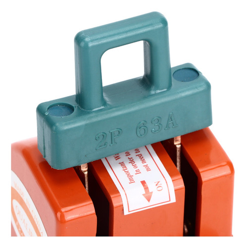 Faca De Chave De Desconexão De Segurança 2 Pólos 63a Ac 220v