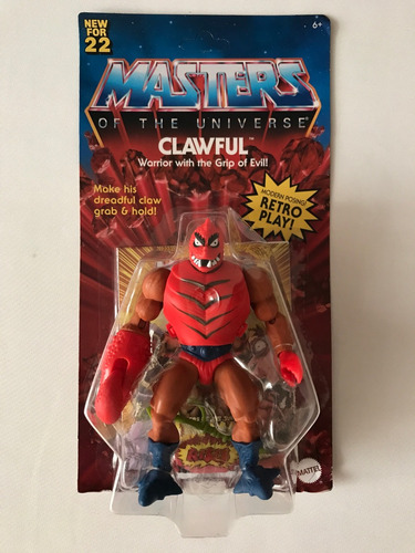 Clawful Motu Origins Retro Wave 8 Mattel 2021 Carton Unpunch (Usado)