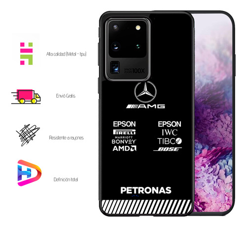 Funda Para Samsung S20/s20lite/s20ultra Hamiilton F 1 Samsung S20 Ultra Petronaas F 1
