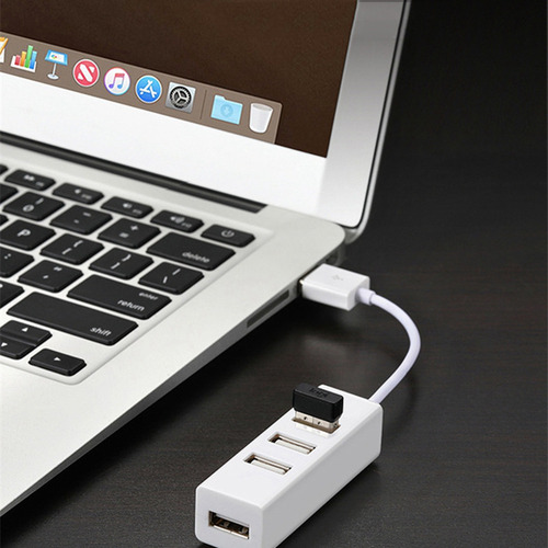 Adaptador De Corriente Con Divisor Usb Multi 2.0 Hub, 5 Unid