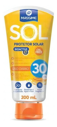 Protetor Solar Oil Free Fps 30 200ml