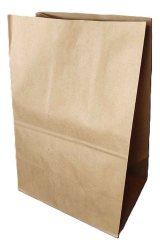 Pack 10 Bolsas Papel Kraft Grandes Comidas Empaques Cajas