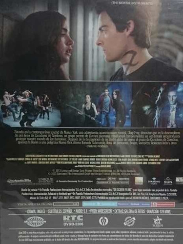 Cazadores De Sombras Dvd.