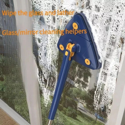 Trapeador De Limpieza Triangular Ajustable Giratorio