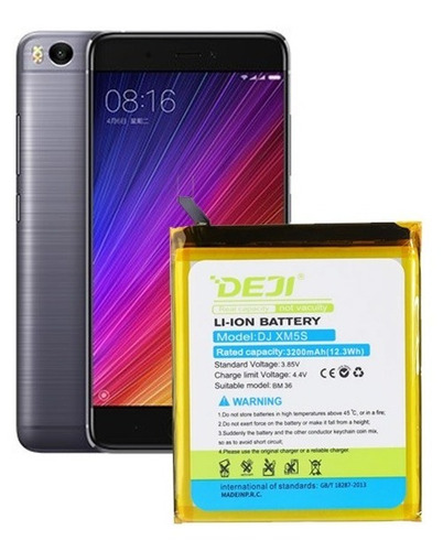 Bateria Litio Xiaomi Mi 5s Mi5s Bm36 3200mah Marca Deji