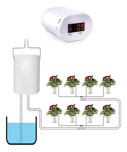 Sistema De Riego Por Goteo Con Temporizador Automático