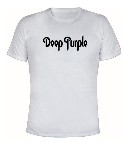 Remera De Niños De Algodón Estampada Deep Purple Rock