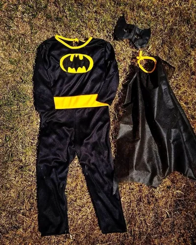 Disfraz De Batman Para Niños Tela Eslastizada