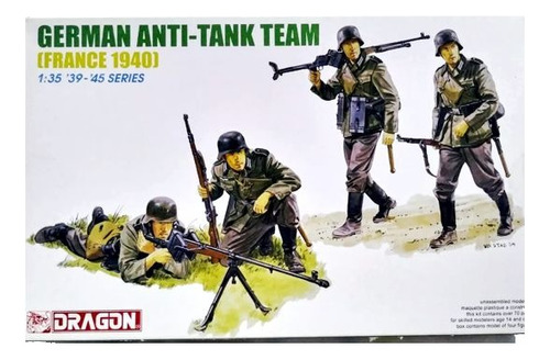 Figuras German Anti Tank Team Escala 1:35 Dragon 6196