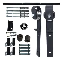 Comprar Kit Puerta Granero Corrediza Riel 1.70 + Manijon Rustico