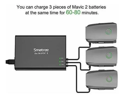 Cargador De Bateria Smatree Para Dji Mavic 2 Pro Zoom Meses