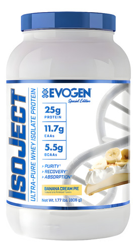 Proteína Evogen Isoject Isolatada 2lbs - Banana Cream Pie Banana Cream Pie