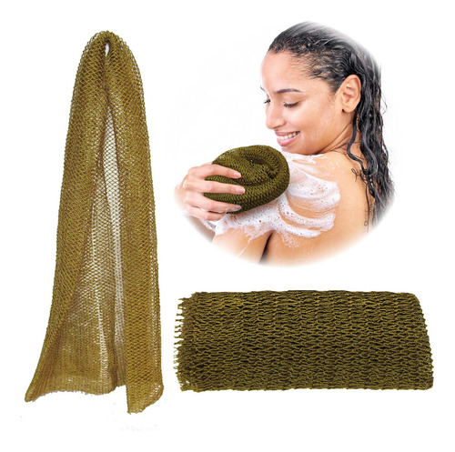X Esponja De Red Africana, Exfoliante Corporal Exfoliante,