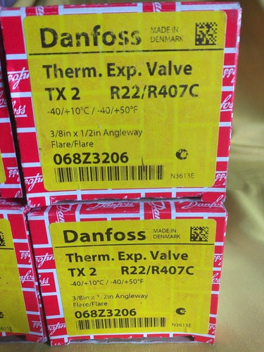 Valvula De Expansion Danfoss Tx2 R22  Con Ecualizador Intern