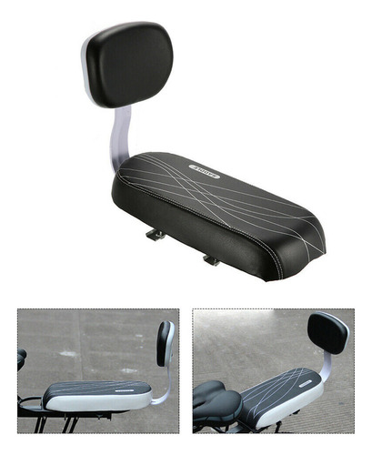 Cojín Para Asiento Trasero De Bicicleta Con Respaldo,