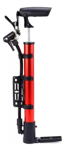 Mini Ilador Compacto Bicicleta Valvula Practico S Color Rojo