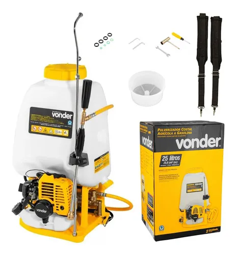 Bomba Pulverizador Costal Agrícola A Gasolina 25l Vonder