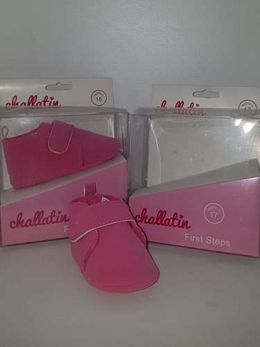 Zapatito Bebé Primeros Pasos Para Niñita Color Fucsia