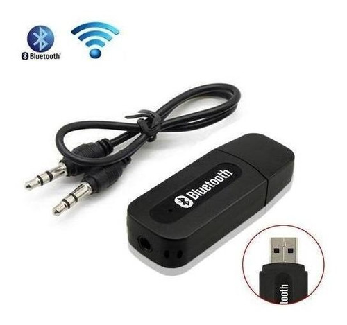 Receptor Adaptador Audio Bluetooth Usb 3.5mm Auxiliar