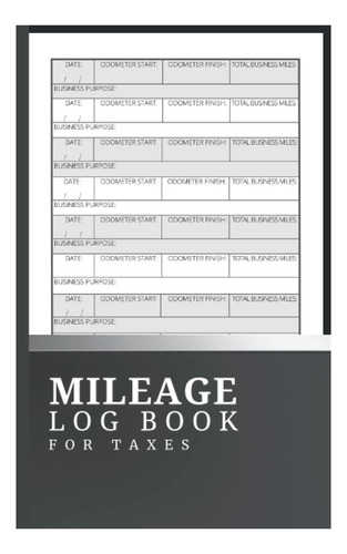 Libro: Libro De Registro De Kilometraje: Rastreador Automáti