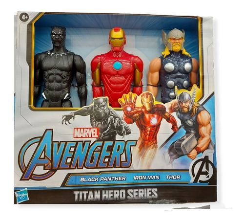 Figuras De Accion Vengadores Muñecos Set 3pzs Ironman Thor