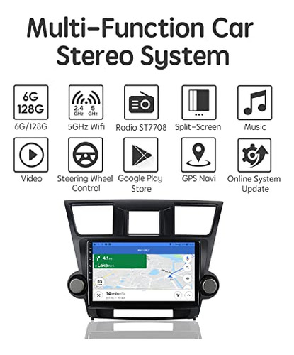 Pack Estreo Bluetooth 10.2 Apple Carplay Para Toyota
