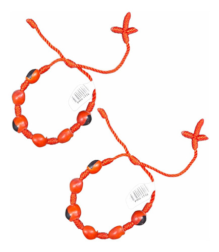 Pulsera Roja Hilo 7 Nudos Protección Preparada Bebe Adulto