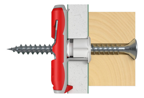 Taquete Para Panel De Yeso Duotec 12 C/tornillo (10 Pzs)