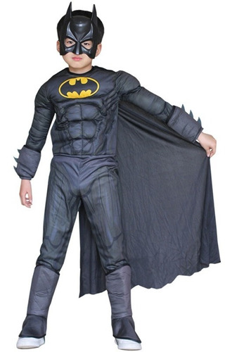 Disfraz Cosplay Batman Bruce Wayne Para Niños
