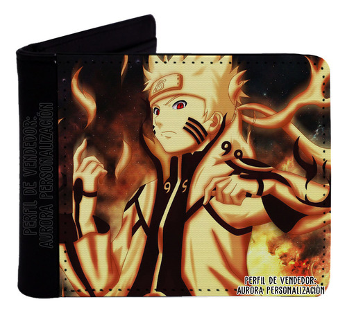Billetera Cartera Cuero Sintético Naruto Serie Anime 05