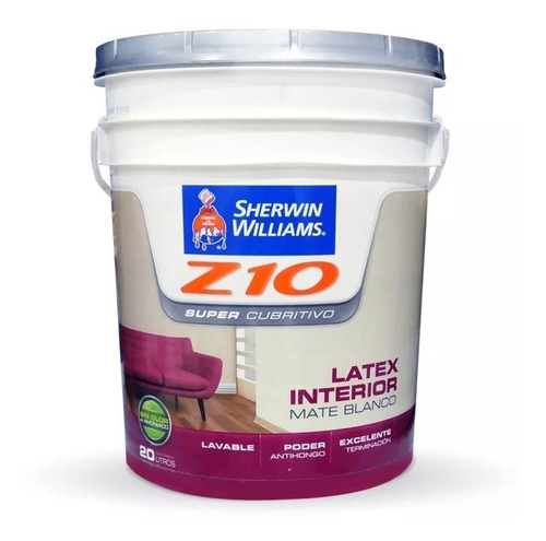 Pintura Z 10 Latex Int 20 Litros Sherwin Williams